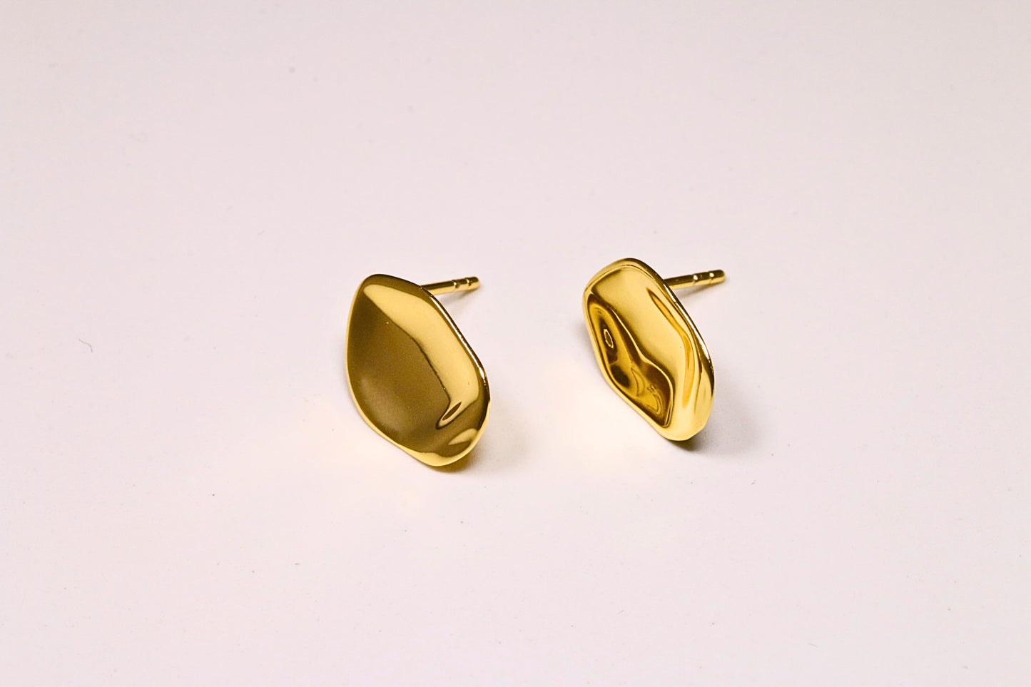 Gold Plated Glossy Earrings