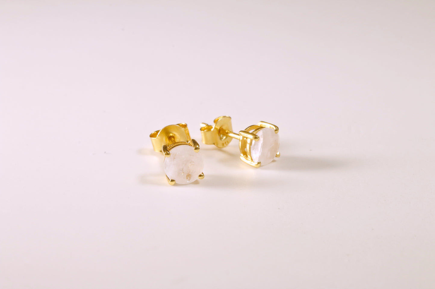 Simply Moonstone Studs