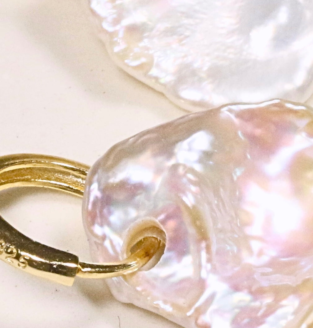 Purely Pearl Hoops