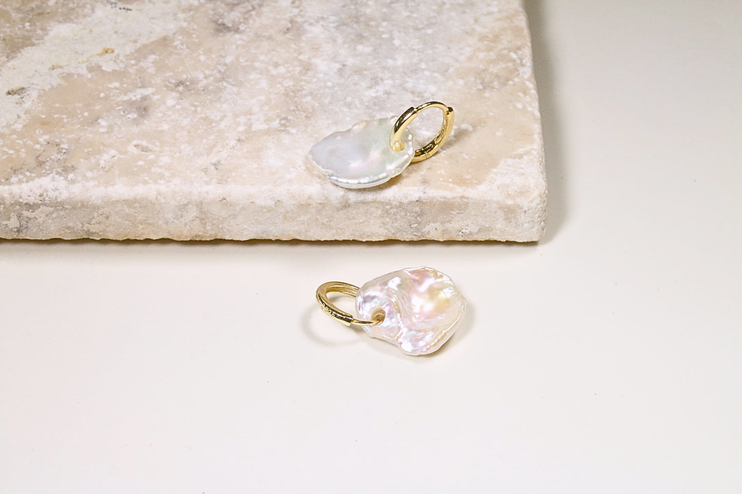 Purely Pearl Hoops