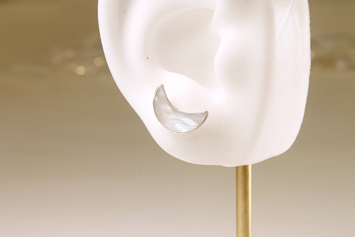 Silver Moon Studs