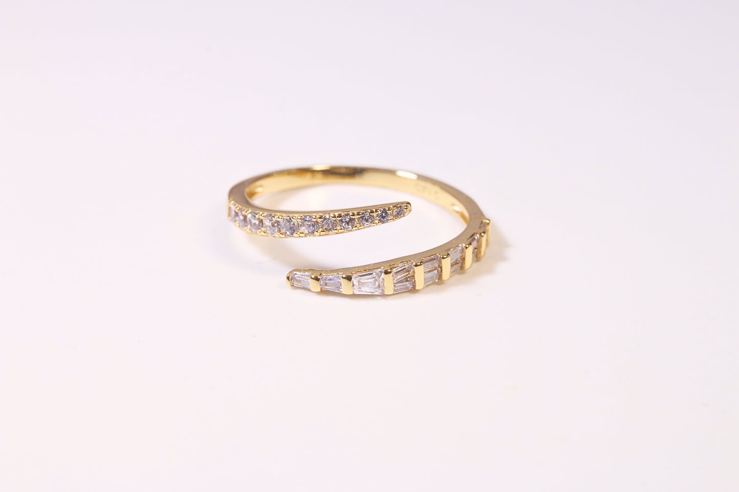 Adjustable CZ Ring