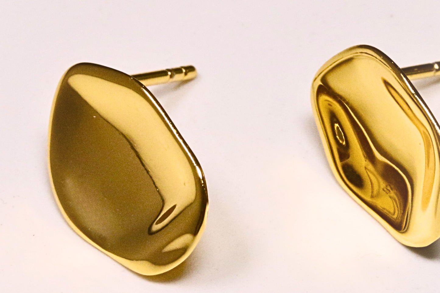 Gold Plated Glossy Earrings