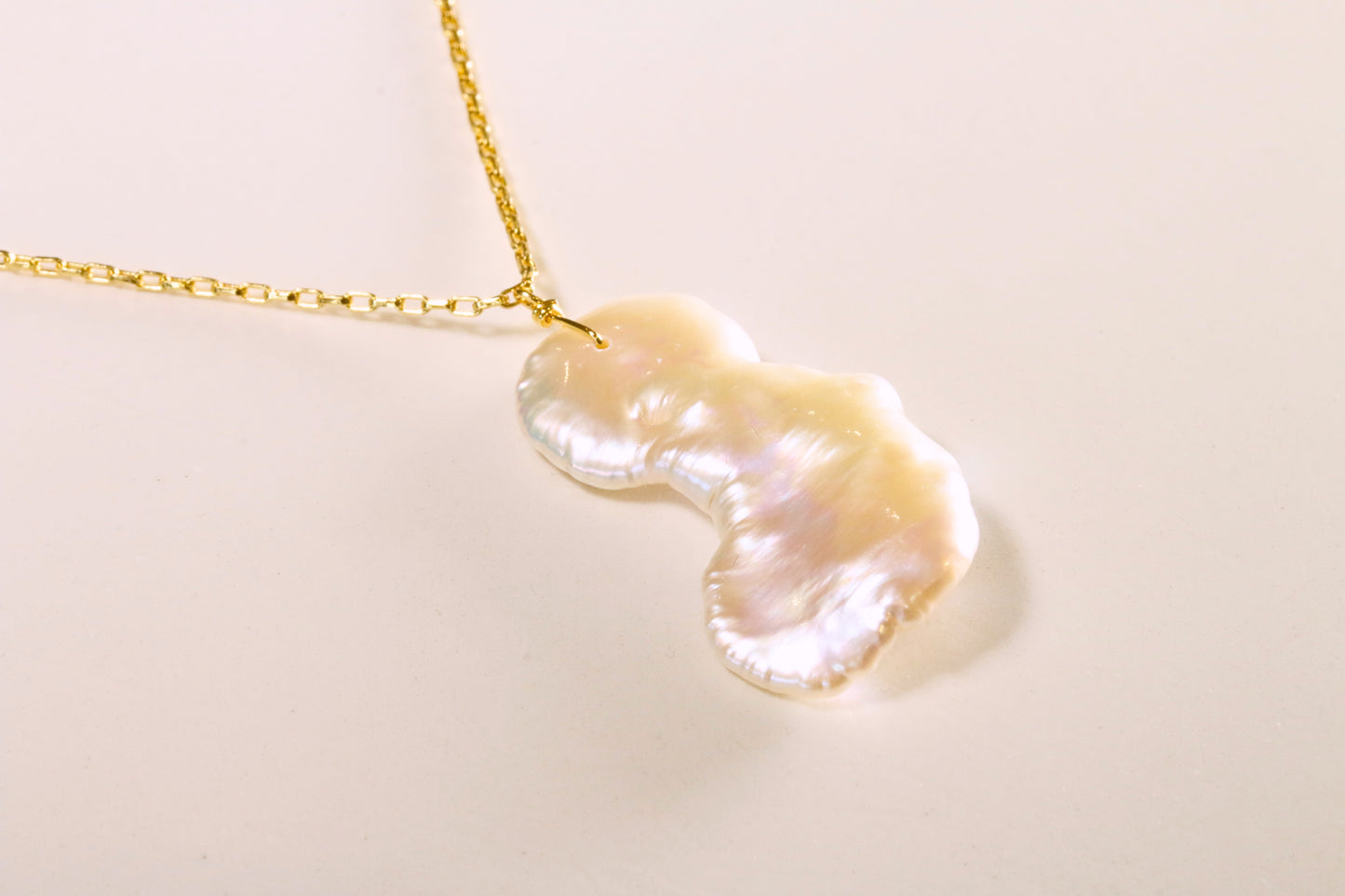 Triple Keshi Pearl Necklace