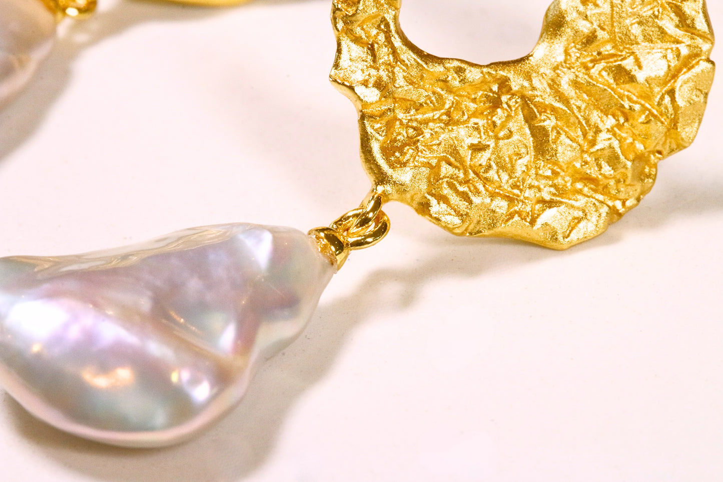 Hammed Moon Statement Earrings