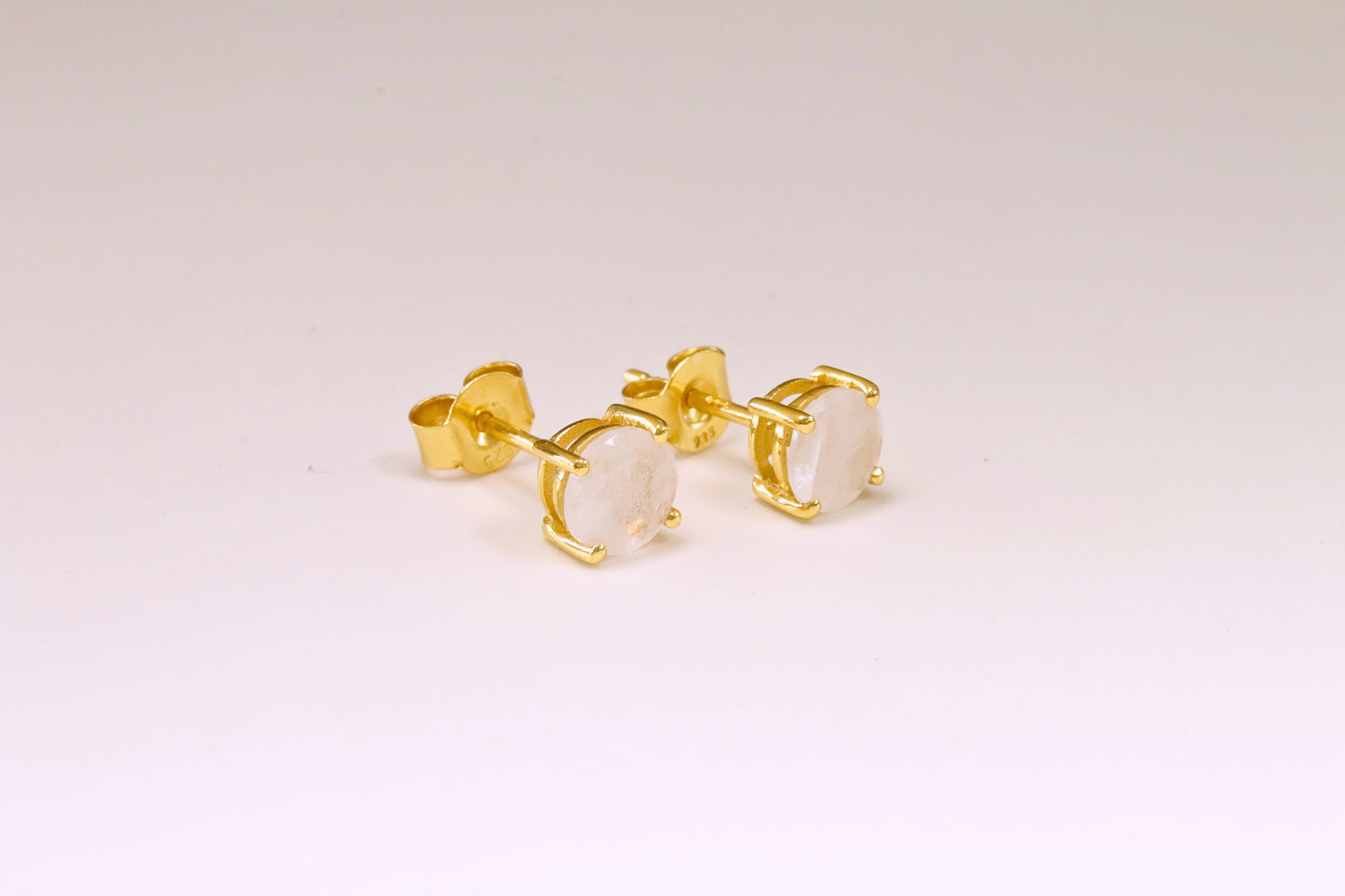 Simply Moonstone Studs