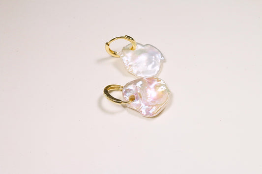 Purely Pearl Hoops